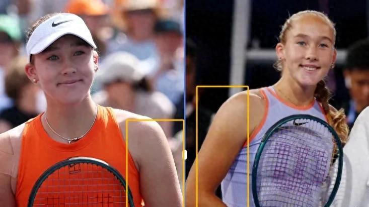 2-1！2-1！郑钦文输得不冤，谁注意小米拉的胳膊