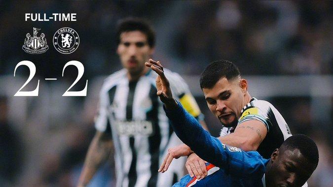 切尔西2-2逼平纽卡，下半场发力难掩问题，对阵詹姆斯仍最关键