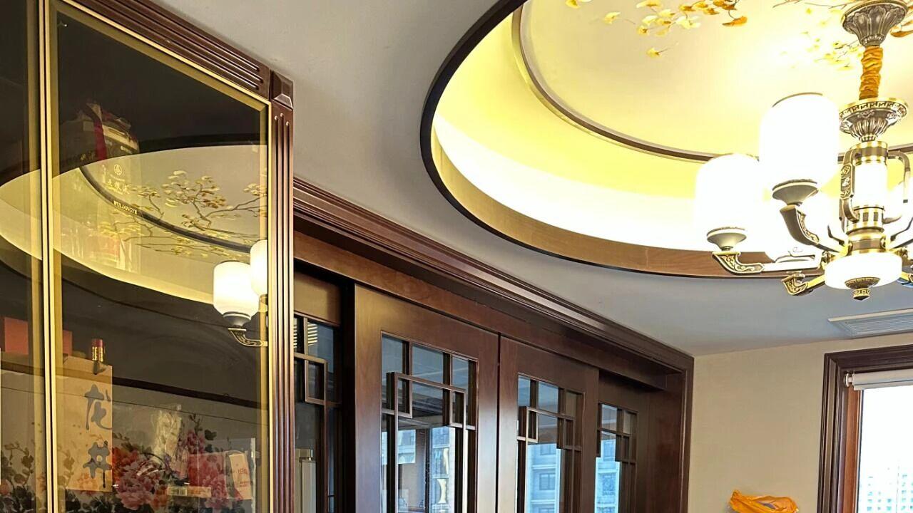 父母审美有亿点牛！中式落地直接美晕了