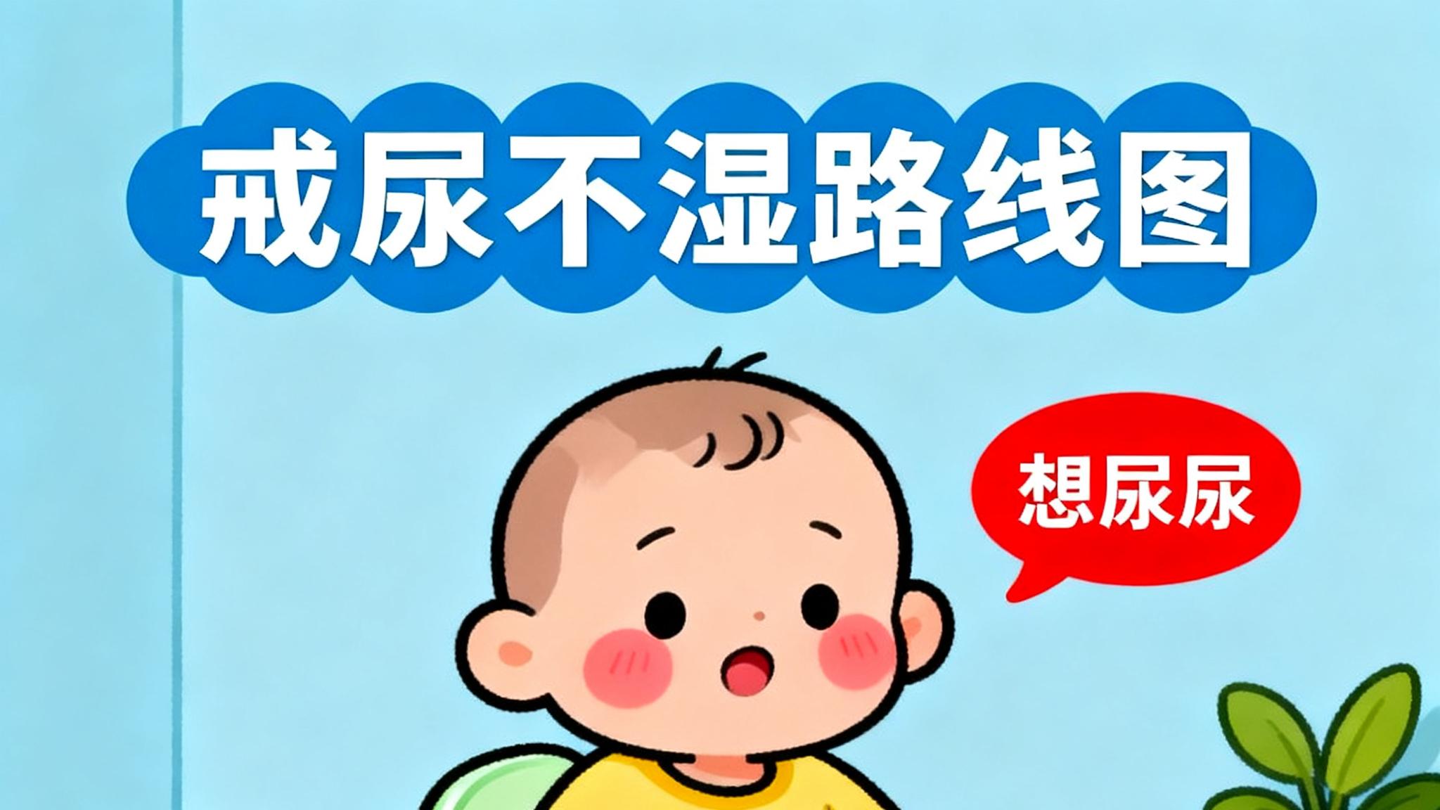 “戒尿不湿”路线图：18个月会表达却憋着？3天“干湿提示法”自己跑厕所