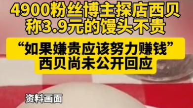 探店博主说嫌弃西贝3.9元馒头贵的人，应该努力赚钱
