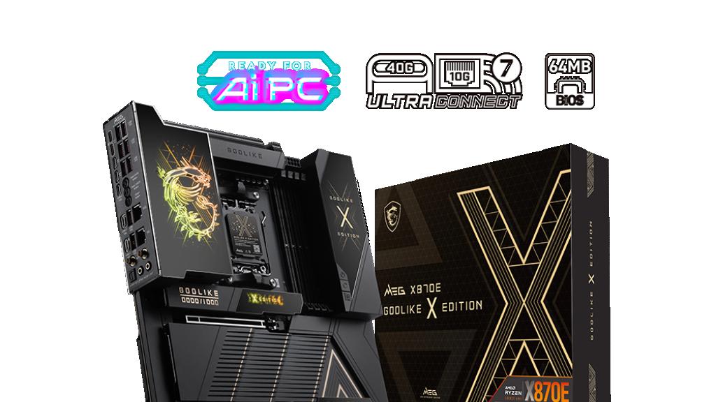 微星发布十周年限定MEG X870E GODLIKE X EDITION超神主板，全球限量1000片