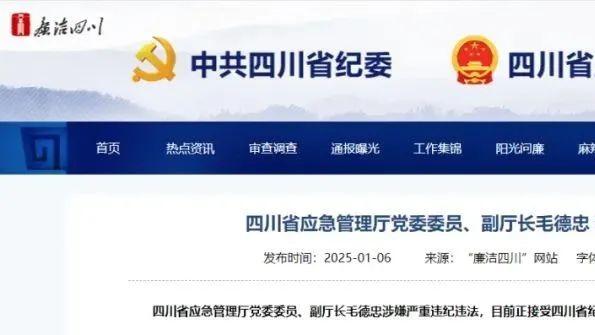 四川反腐风暴：毛德忠下属为何集中投案？