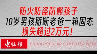 防火防盗防儿子！熊孩子贪玩掰断50片三星ssd，价值一亿越南盾