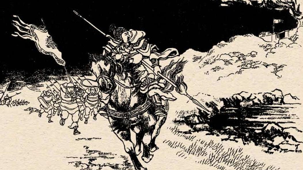 曹操割须弃袍遇马超，曹洪扛四五十合，张郃上能撑多久？100合？