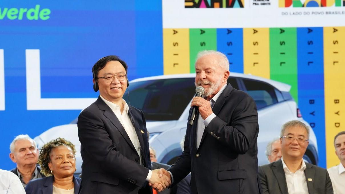 比亚迪第 1400 万辆新能源汽车，车主是巴西总统？