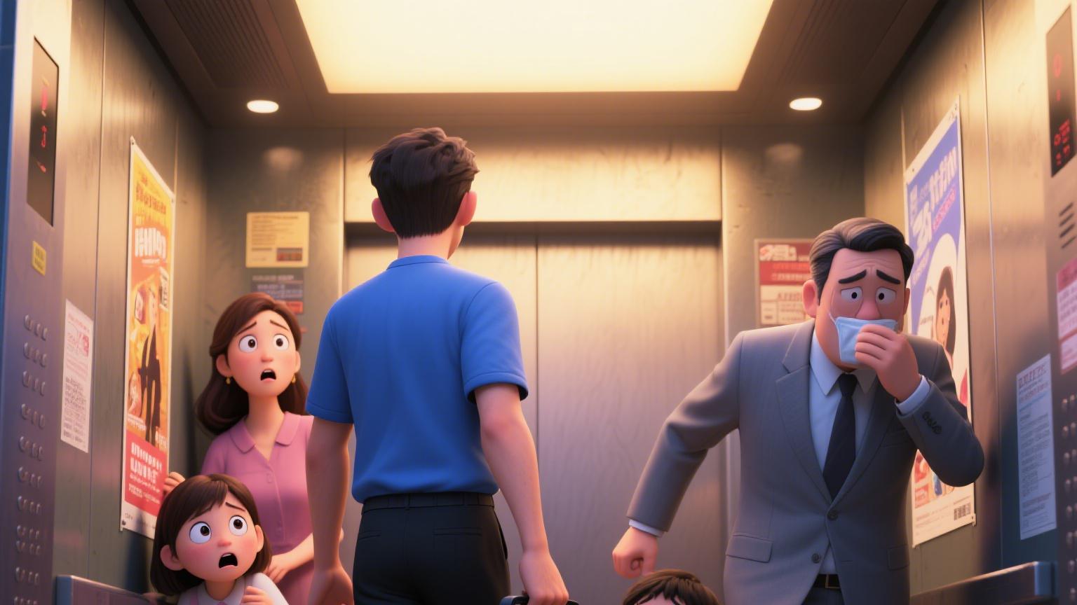 电车电池进电梯被罚，请全国普及吧