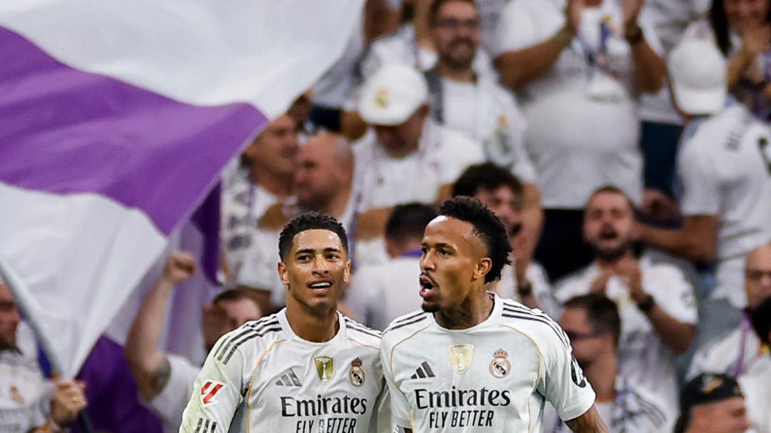 补时染红+爆发群殴！贝林厄姆创纪录传射 皇马终结巴萨4连败 领跑5分