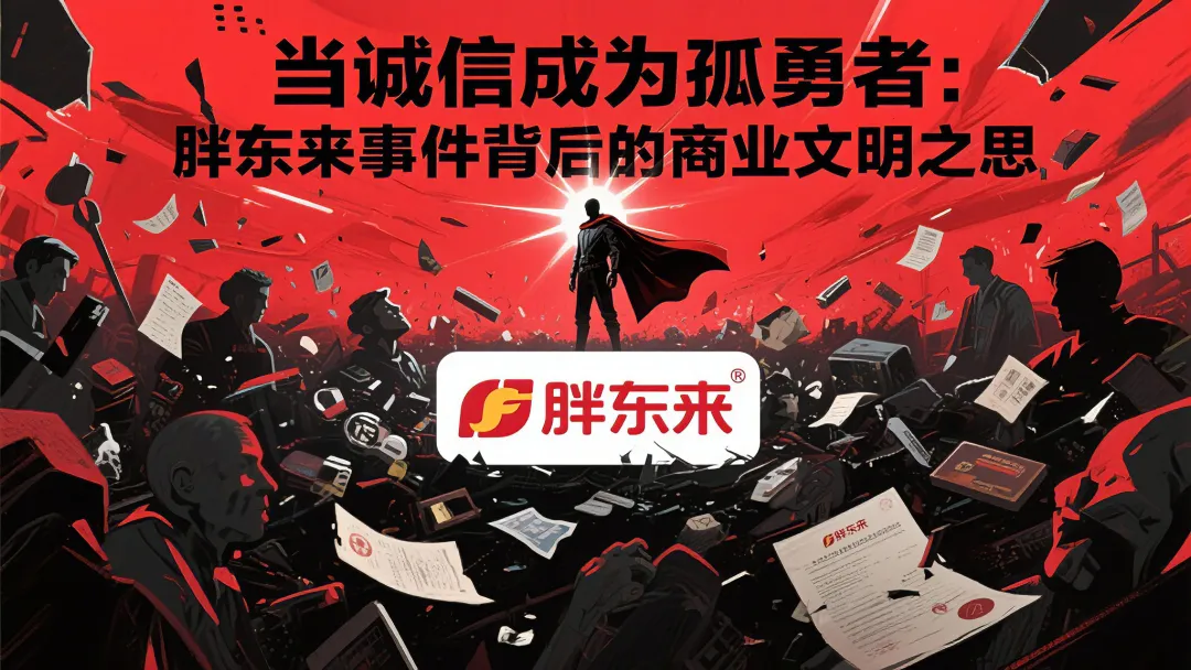 当诚信成为孤勇者：胖东来事件背后的商业文明之思