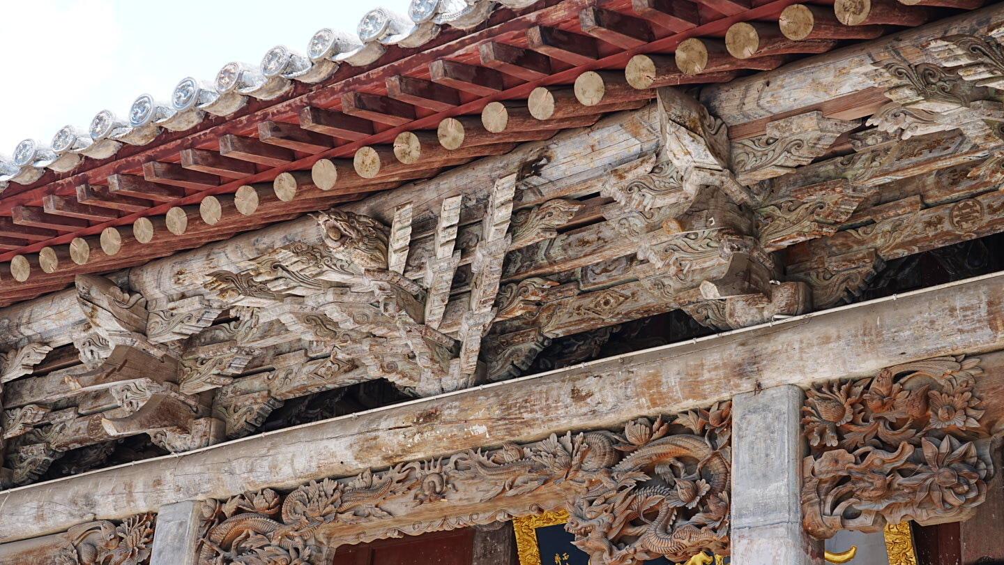 高平古中庙探秘，元代太子殿藏巧思，单开间里见真章