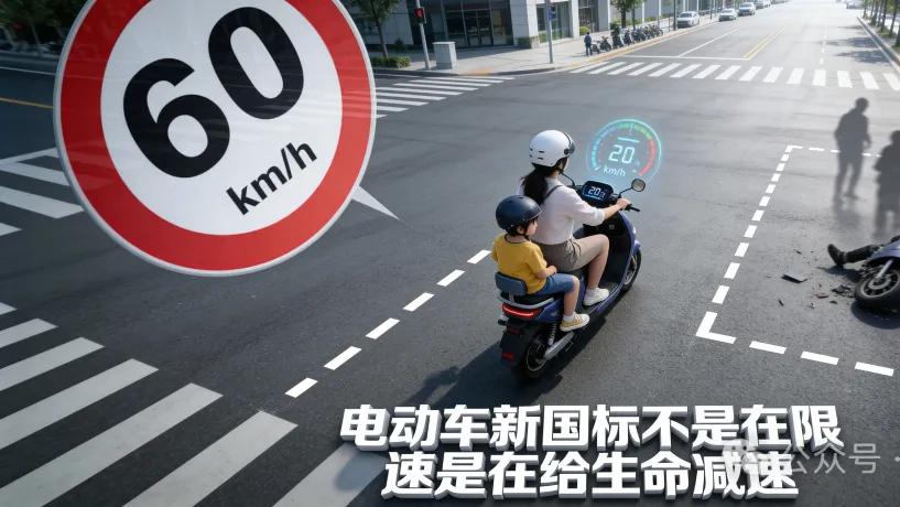 电动车新国标不是在限速是在给生命减速