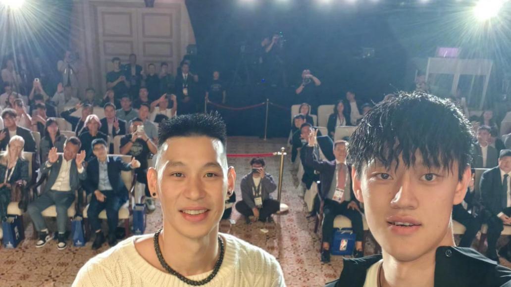 NBA中国赛篮网老板蔡崇信到场，这一次曾凡博能出场了吧！