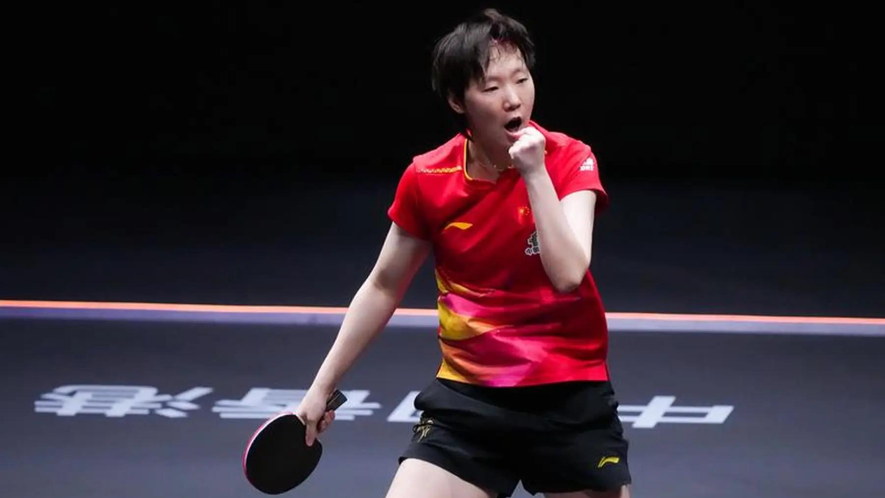 WTT总决赛-王曼昱4-2张本美和进八强 霸气怒吼庆祝