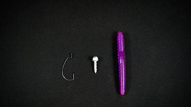 不用铅头钩，怎么玩内德？这个“插铅”绑法，才是防挂的终极答案