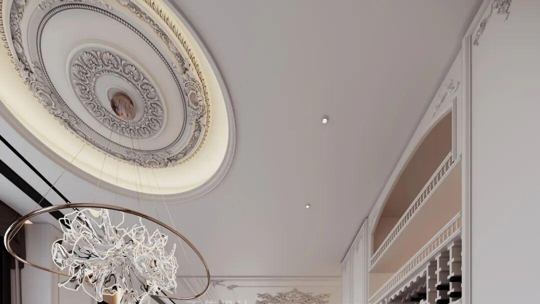 设计效果丨碧桂园轻法式别墅，清冷文艺感来袭