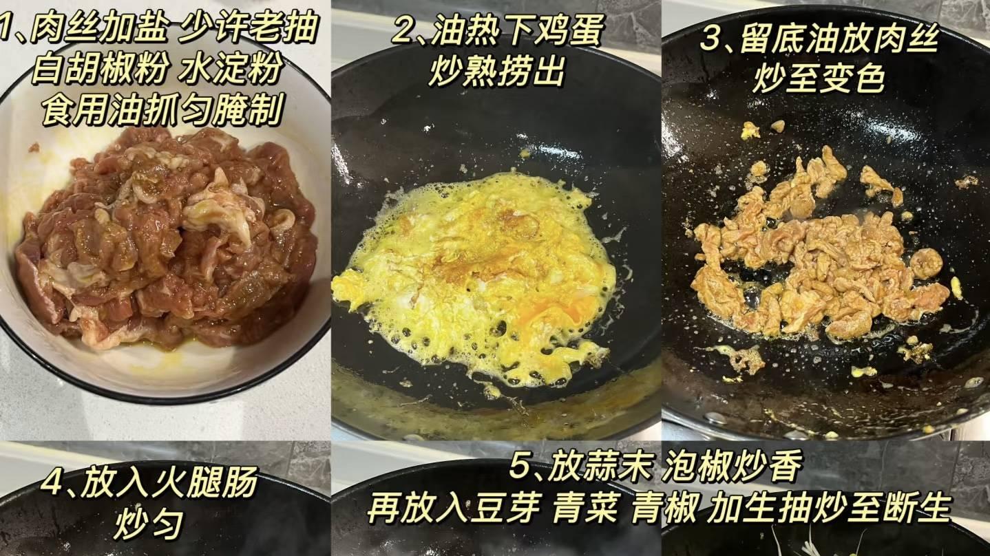 肉蛋炒河粉：鲜香四溢的美味诱惑