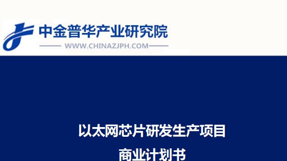 以太网芯片研发生产项目商业计划书