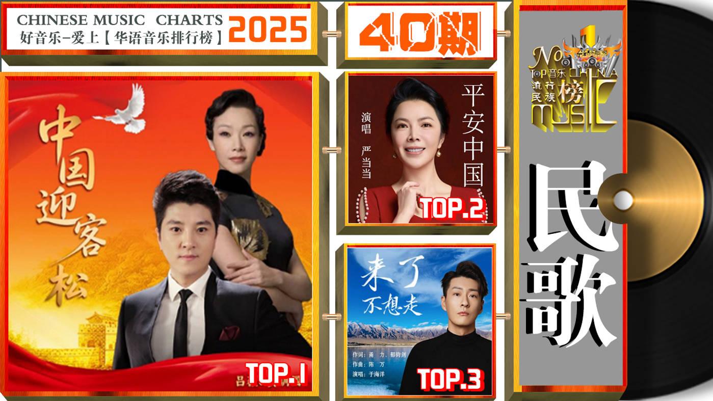 苏有朋/胡彦斌/吕薇/黄训国分别荣获《华语音乐排行榜》2025年第40期“周冠军”