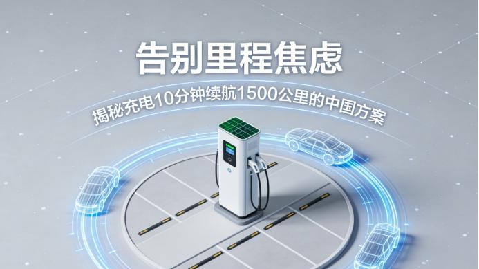告别里程焦虑？揭秘充电10分钟续航1500公里的“中国方案”