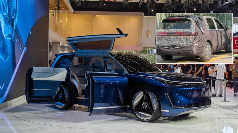 吉利银河星舰9插电混动版现身道路测试！