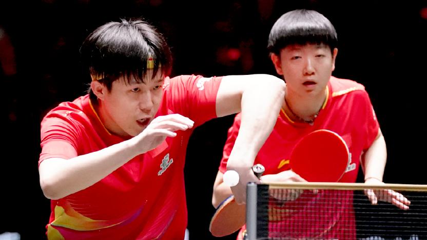 混团世界杯：中日对决国乒开门红！“莎头”狂轰3-0横扫张本美和/户上隼辅