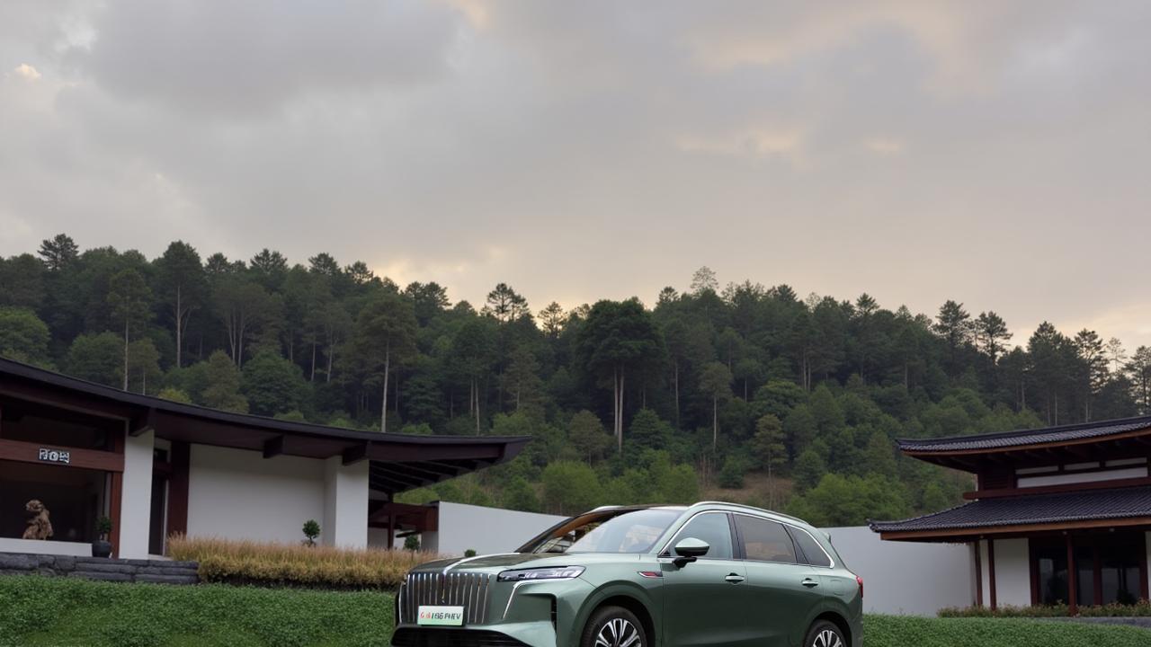 红旗HS6 PHEV零重力副驾，旅途中舒适休憩体验。