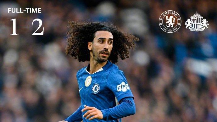 切尔西1比2桑德兰，加纳乔先声夺人，多个问题导致被黑马绝杀