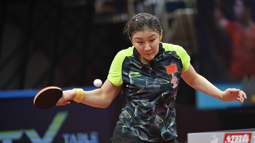 陈梦乒乓球比赛中展现的团队凝聚力