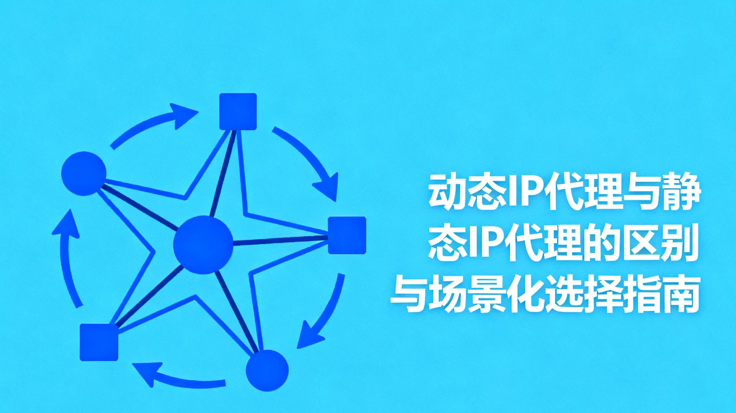 动态IP代理与静态IP代理：详细区别与场景化选择指南