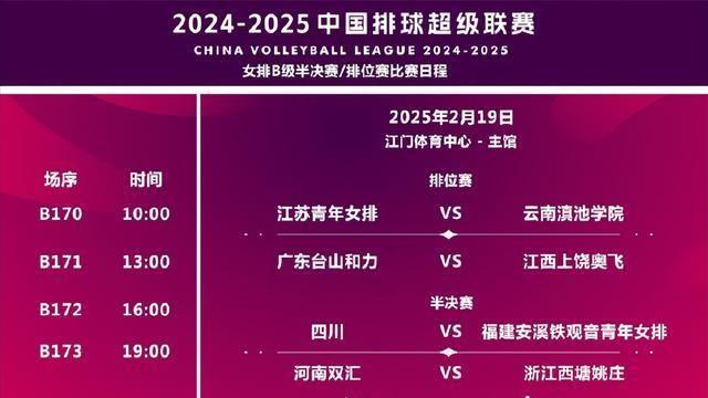 24-25中国排球超级联赛B级赛事：一场充满悬念的角逐