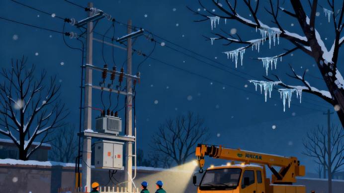 国网河北故城公司99小时彻夜奋战，为万户居民温暖过冬注入满格电