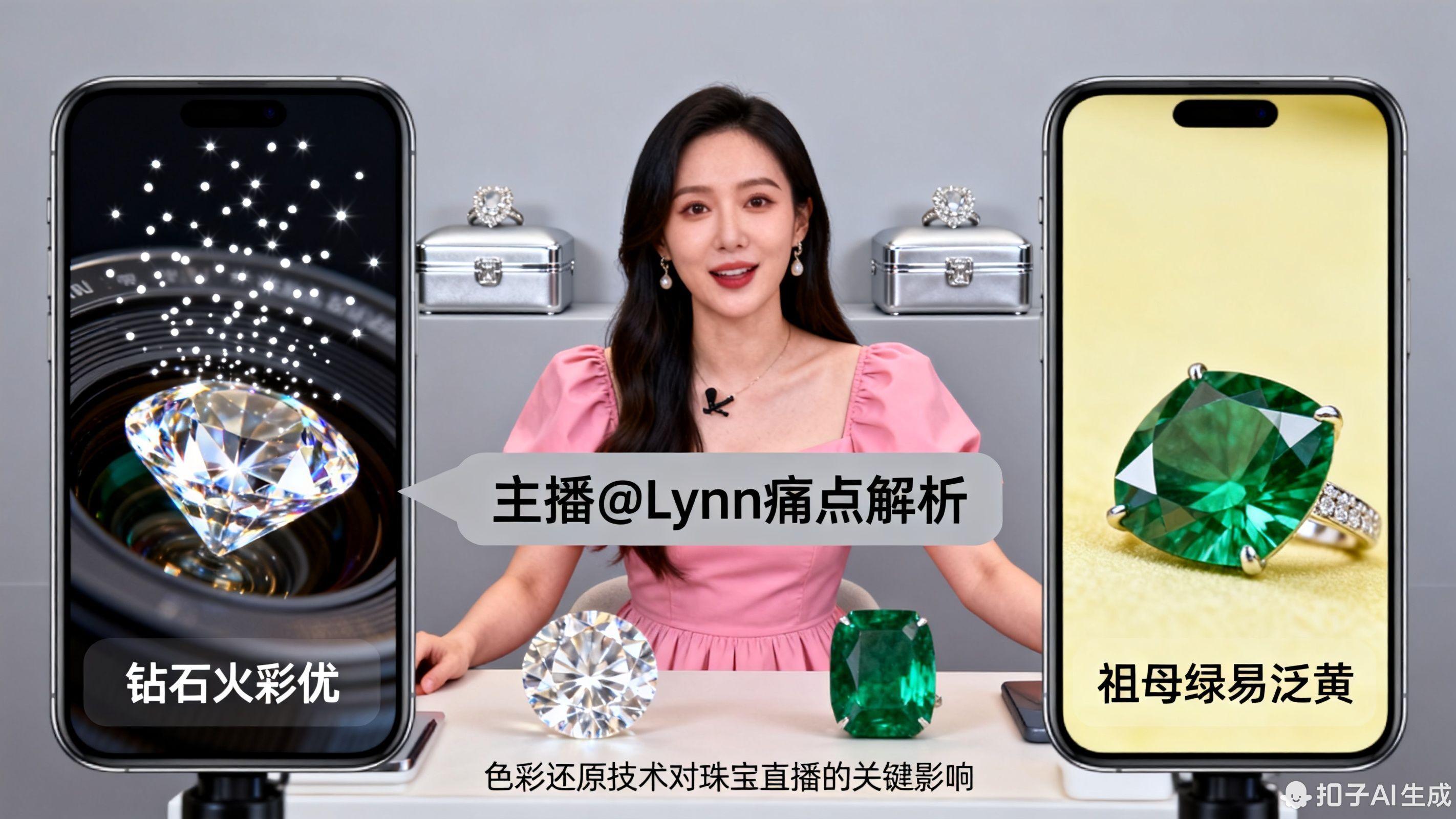 直播电商新武器：Mate80 Pro珠宝色彩还原 VS iPhone17 Pro Max，谁才是真“