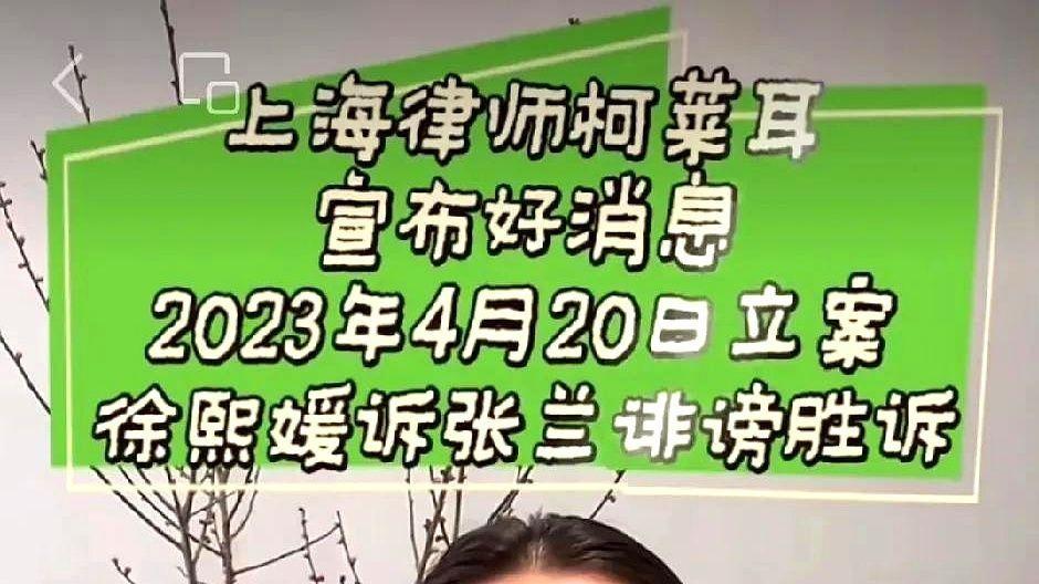 张兰告大S律师造谣诽谤



这瓜保熟吗？大S律师刚喊赢，张兰立马告她造谣！这反