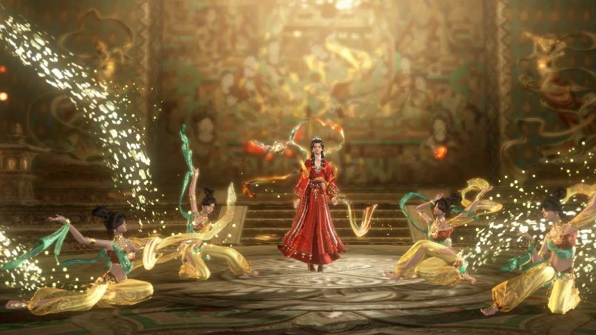 首日吸引千万人打卡，敦煌月牙泉迎来水月观音像“线上落户”