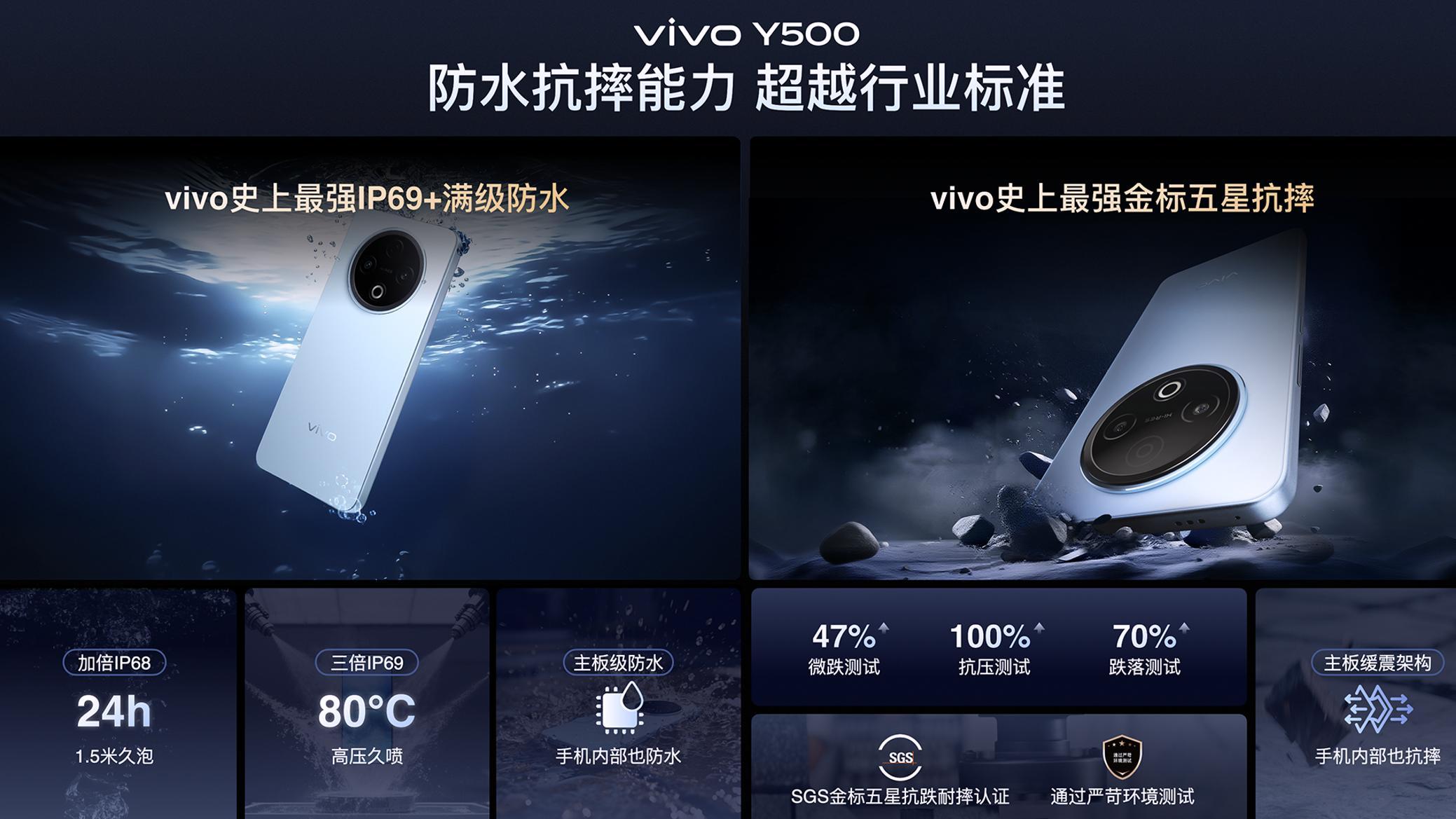 耐用续航双灭霸vivo Y500开售中！颜值在线