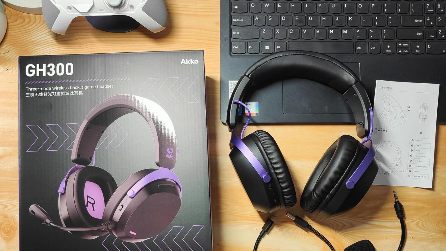 百元新王，Akko GH300耳机：四模连接 + 精准定位，值得闭眼冲！