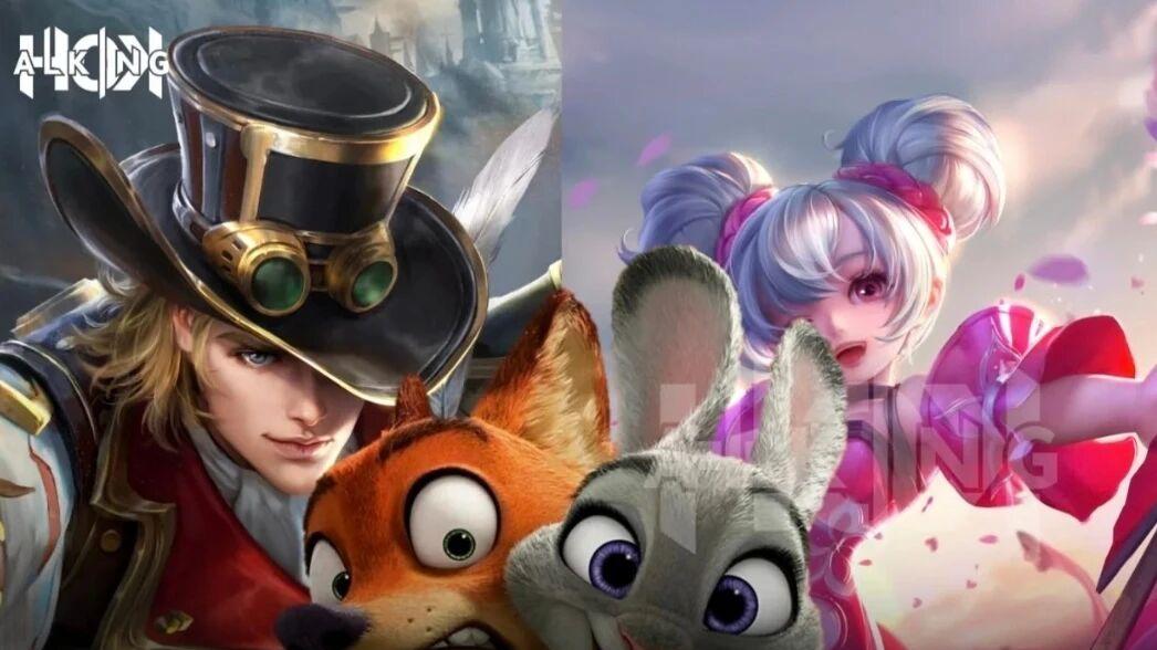 王者与疯狂动物城联动曝光，大禹技能揭晓，皮肤升级前后特性一览