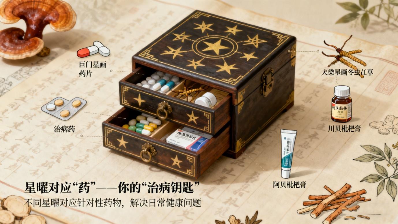 紫微斗数秘钥，星曜藏着身体的 密码