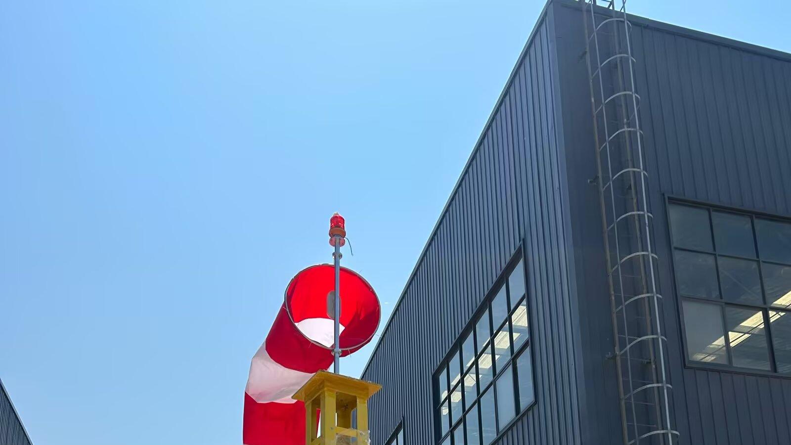 5米6米机场抗干扰玻璃钢避雷针7米机场易折易碎杆耐腐蚀抗风强