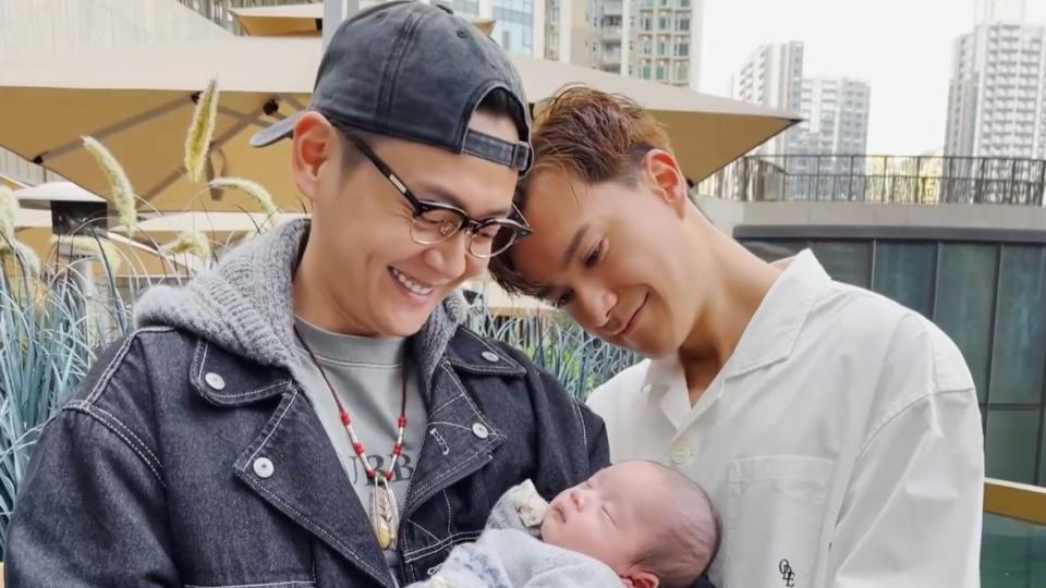 赖慰玲带小儿子和张振朗朱敏瀚相见 网友戏称他们才是一家三口