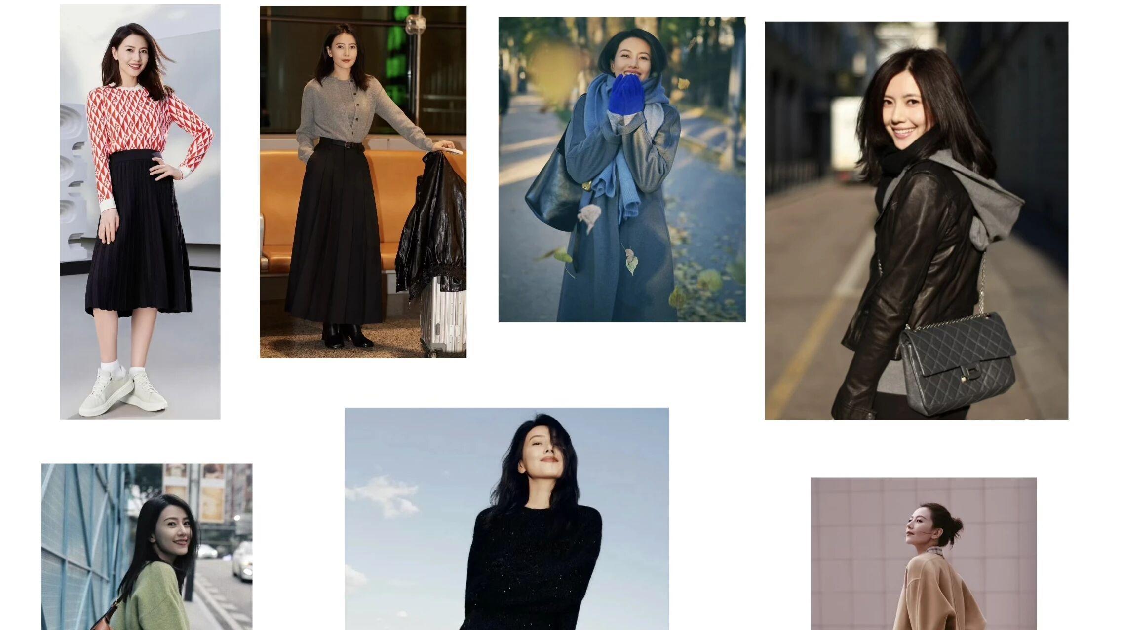 梨形姐妹锁死高圆圆！秋冬这样穿，告别臃肿，纤细感信手拈来！