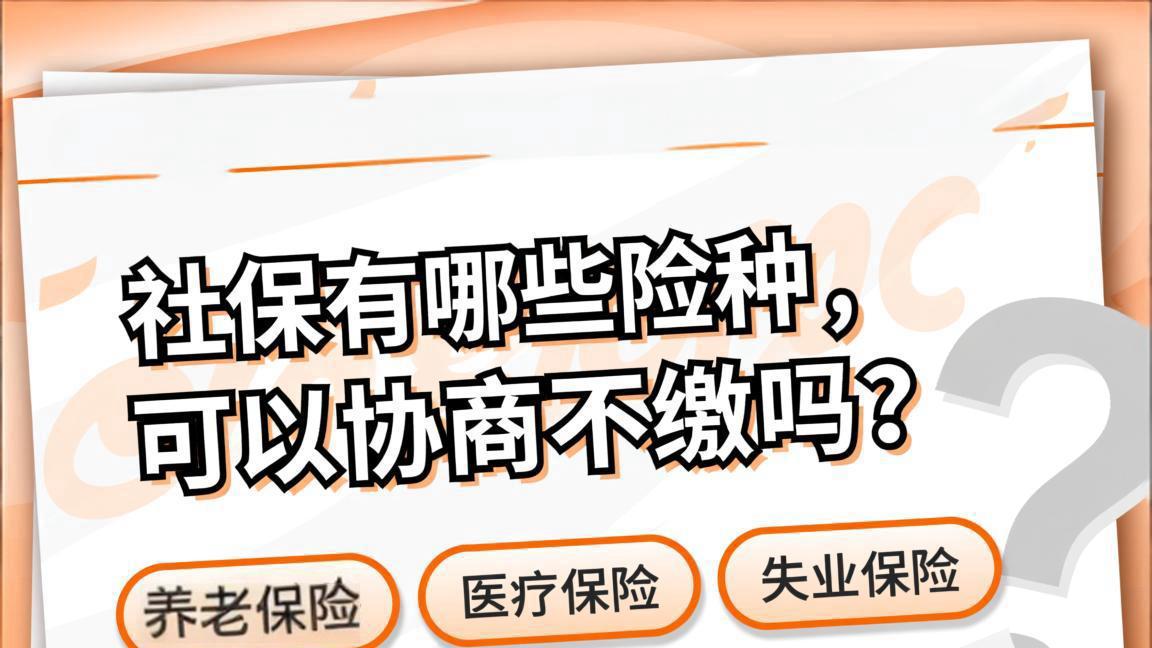 社保有几个险种，可以协商不缴吗？