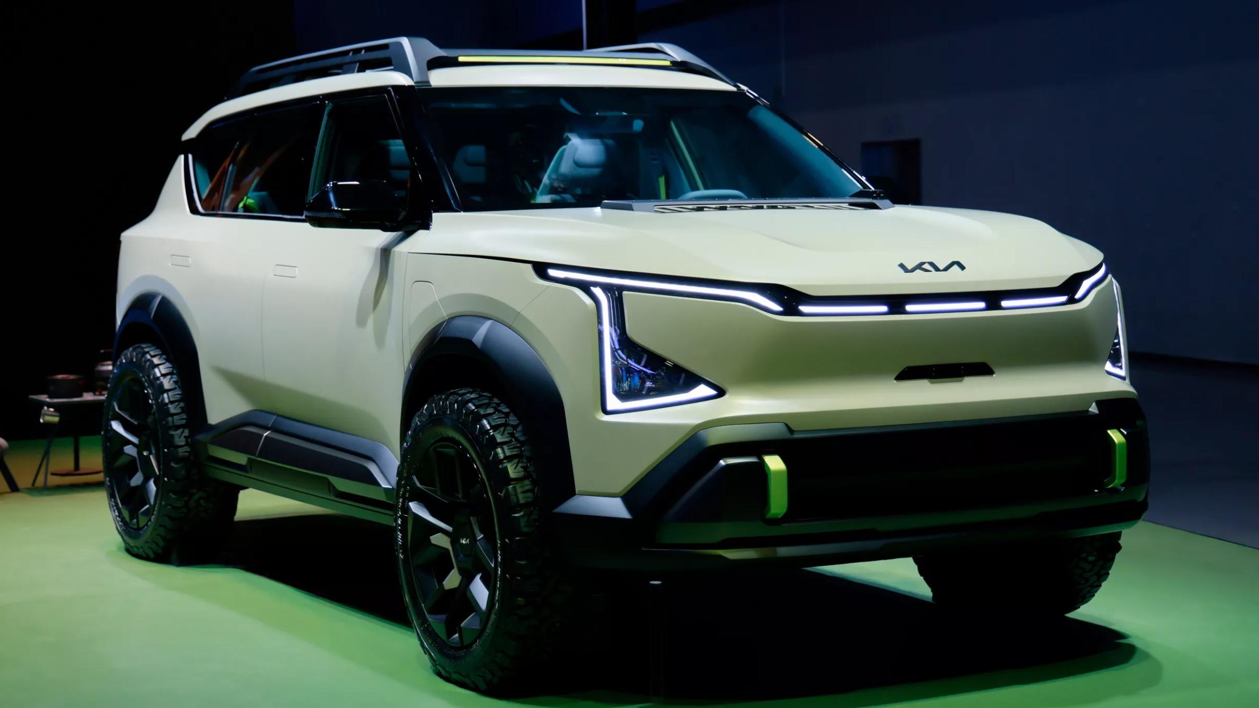 Weekender系列第4弹！起亚EV5 Weekender概念车帅到没朋友