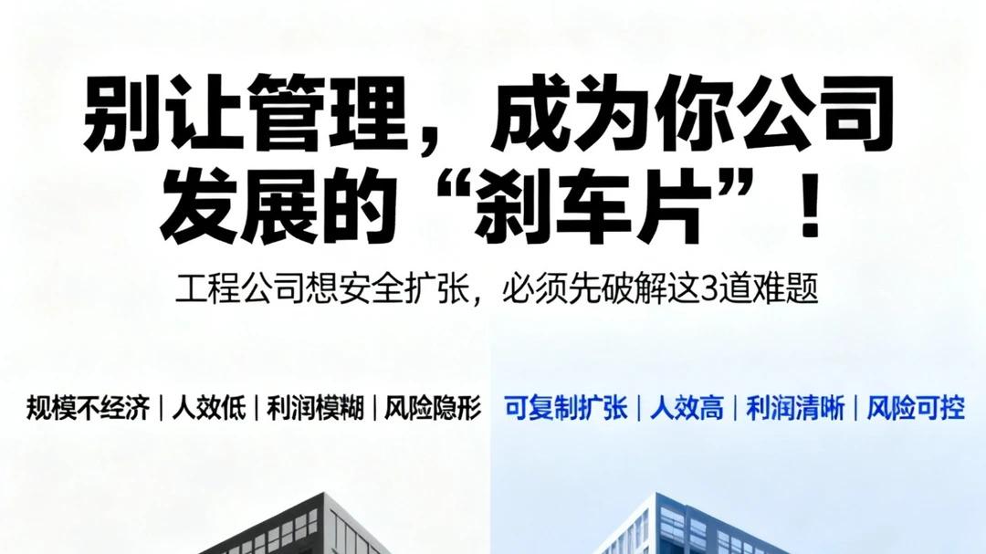 工程公司想扩张？先搞定这3件事