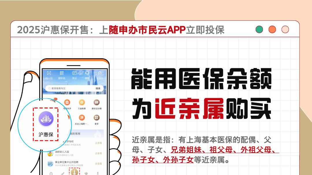 升级版的守护，2025版“沪惠保“正式上线，健康保障更全面！