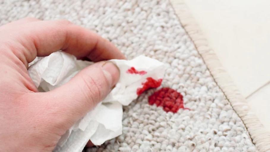 地毯上的血渍和尿渍怎么去除？