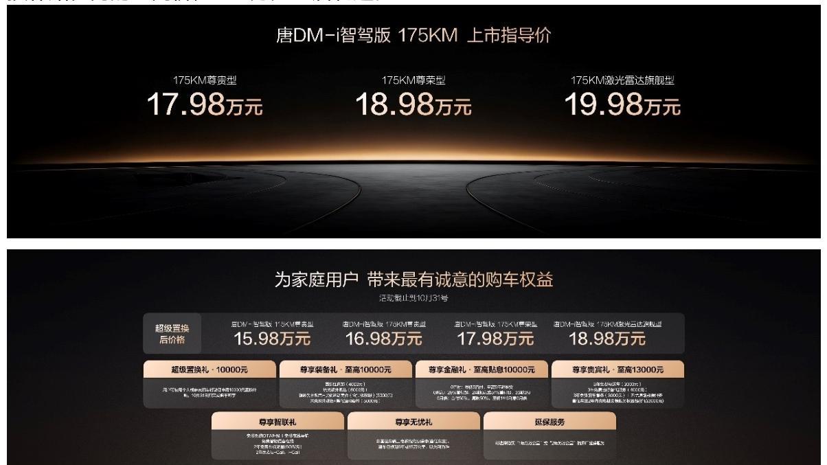 唐 DM-i 智驾版 175KM 长续航版，终于不用在需求里妥协了