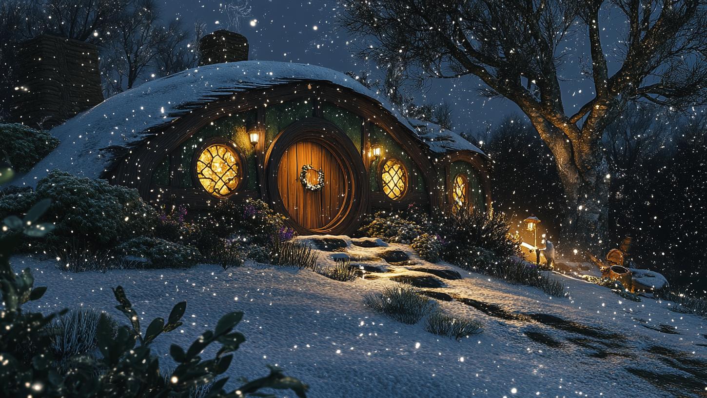 藏在银雪里的童话栖居