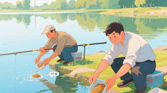 专克鲤鱼的三角打窝法！老钓手私藏3个爆护秘诀，学会再也不空军