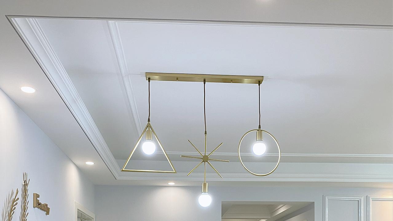 全屋橱柜定制设计，硬装软装加起来花了28万，入户朋友都说羡慕了